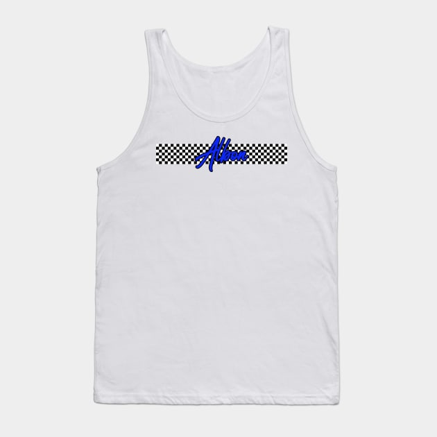 Race Flag Design - Alex Albon Tank Top by GreazyL